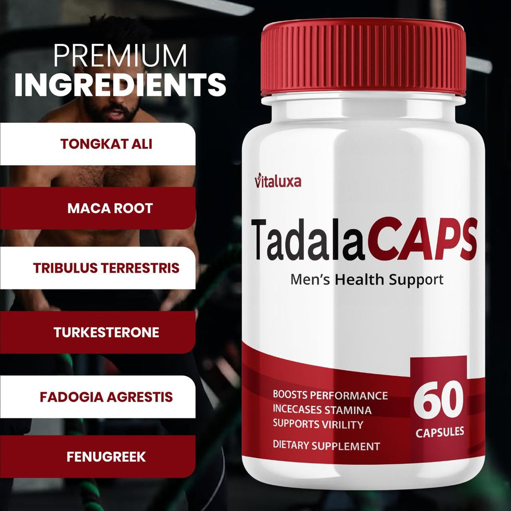 (2 Pack) Tadala Caps, TadalaCaps Supplement with Advanced Maximum Strength for Overall Health & Wellness, All-Natural Ingredients Management Support Multivitamin Formula, Tadala Capsule Pills (120 ct)