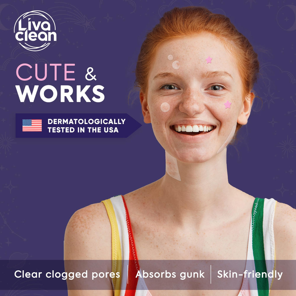 Livaclean 240 CT Star Pimple Patches for Face + 272 CT Variety Pack Large Acne Patches for Face and Body w/Tea Tree Oil, Salicylic Acid | Hydrocolloid Acne Patch | Cute Star Pimple Patch