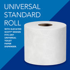 Scott Professional Standard Roll Toilet Paper, Bulk (48040), 2-Ply, Elevated Design, White, Individually Wrapped (40 Rolls of 550 Sheets, 22,000 Sheet Total)