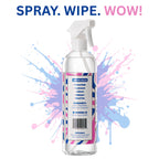 812 Wall Cleaner Spray – Safely Cleans Painted Walls, Baseboards, Kitchen Cabinets, Doors & More | Family & Pet Friendly | Made in America | 24oz.