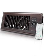 2026 Super Quiet Register Booster Fan for 4" x 10" Register Holes, Smart Register Vent with Dual Intelligent Thermostat and WiFi App Control, Heating Cooling AC Vent Fan (ORB)