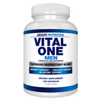 Arazo Nutrition Vital One Multivitamin for Men – Daily Wholefood Supplement - 150 Vegan