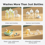 Momcozy KleanPal Pro All-in-One Bottle Washer, Sterilizer & Dryer - White