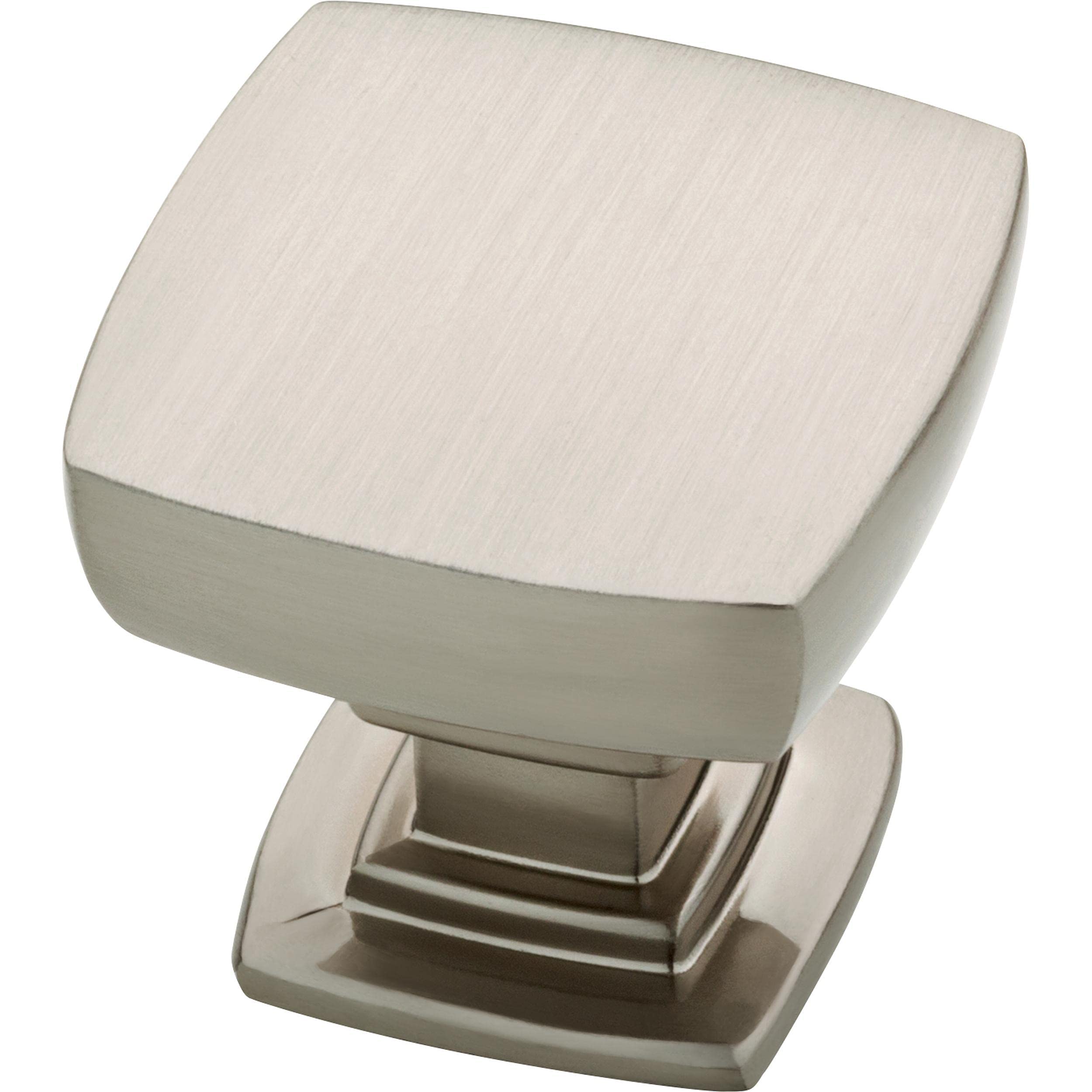 Franklin Brass (10-Pack) – Brushed Nickel Cabinet Knobs for Dressers, Drawers, Kitchen Cabinet Door, Vanity, Furniture, Closet Knobs, 1-1/8 Inch Square | Webber