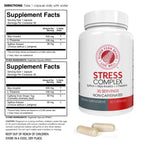Silver Fern Stress Complex Supplement - Without Caffeine - Sleep, Worry, Mood & More - with Saffron Supplements, L-Theanine Supplement, & Myo-inositol - Natural Stress Relief Supplement (Pack of 1)