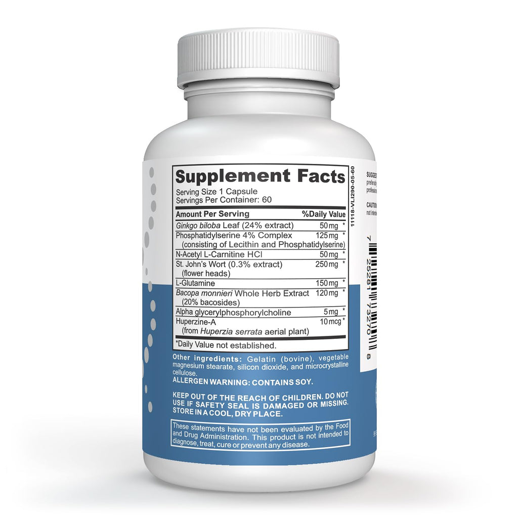 StarPass Labs Advanced Memory Formula Extreme Brain Booster, Brain Supplement for Memory, Focus and Mental Performance, Memory Vitamins for Better Brain Health 180 Capsules (3 Pack)