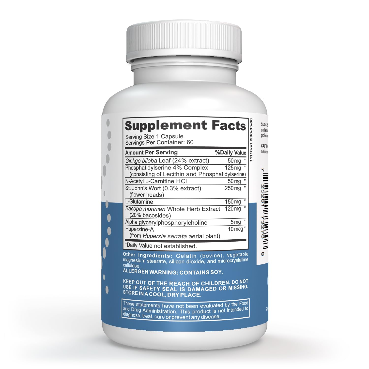 StarPass Labs Advanced Memory Formula Extreme Brain Booster, Brain Supplement for Memory, Focus and Mental Performance, Memory Vitamins for Better Brain Health 180 Capsules (3 Pack)