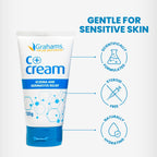 Grahams Natural C+ Eczema Relief Cream - Steroid-Free Moisturizer Soothes Dermatitis, Inflammation, Redness Treatment for Irritated, Dry Skin - All Natural Ingredients with Manuka Honey, (4.23oz)