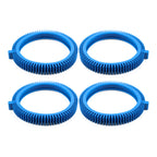 Funmit 896584000-143 Blue Front Tire Kit with Super Hump Replacement for Haywood Poolvergnuegen Select Pool Cleaners and Perfectly Compatible with Hayward Phoenix Cleaners (Pack of 4)