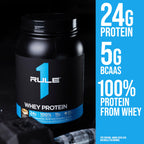 Rule 1 Proteins Whey Protein Powder, Cookies & Crème, 2 Pounds