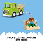 LEGO DUPLO Town Caring for Bees & Beehives Preschool Kids’ Learning Toy, 2 Figures and a Drivable Truck, STEM Toy, Build-and-Rebuild Educational Set for Toddlers Ages 2 Years Old and Up, 10419