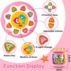 Baby Girl Toys Tummy Time Musical Light Up Ocean Rotating Projector Gifts