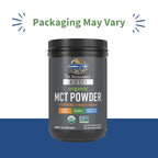 Garden of Life Dr. Formulated Keto Organic MCT Powder - 30 Servings, 6g MCTs from Coconuts plus Prebiotic Fiber & Probiotics, Certified Organic, Non-GMO, Vegan, Gluten Free