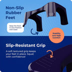 Squatty Potty Simple Bathroom Toilet Stool, Deep Purple 7", Ergonomic Stool – Posture-Enhancing Bathroom Footrest for Improved Digestion & Constipation Relief