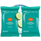 Lume Acidified Deodorant Wipes - 24 Hour Odor Control - Aluminum Free, Baking Soda Free, Skin Loving - 45 Count (Pack of 2) (Cool Cucumber)