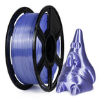 FLASHFORGE Silk PLA Filament 1.75mm Violet, 3D Printer Filament 1kg (2.2lbs) Spool, Smooth and Silky Texture 3D Printing Filament, Dimensional Accuracy +/- 0.02mm