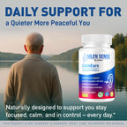 Silen Sense Calm Ears - Official Silen Sense CalmEars Advanced Formula Capsules Ear Health Support, SilenSense Pills Premium Natural Vitamins for Overall & Wellness, 60 Capsules for 1 Month