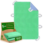 LARXREHY Positioning Bed Pad with Handles - Quick Drying Bed Pads with 8 Reinforced Handles, Washable Waterproof Reusable Pads for Elderly, Bedridden, Turning, Lifting, Transferring 34" × 52"