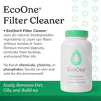 ecoone Filter Cleaner All-Natural Spa & Hot Tub Filter Cleaner | Foam-Free, Chlorine-Free, & Phosphate-Free Spa Filter Cleaner | Prolongs Filter Life and Leaves No Residue, 8 Oz