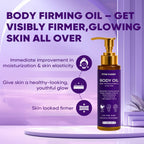 Zotreval Vitae Charm Body Oil, Luxury Body Oil for Crepe Skin, Firming Tightening & Hydrating Body Serum with Vitamin E and Sweet Almond Oil, Smooths Skin for Women