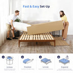 FDW | 8 Inch Twin Mattress | Medium Firm | Gel Memory Foam | White