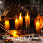 kakoya Flameless LED Candles Upgraded Realistic Flickering Flame,7Pcs Battery Operated Candles with Remote Timers,LED Pillar Candles for Home Decor,Christmas,and Parties（Grey）