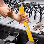 coobeast Offset Extension Wrench Impact Ready Socket Wrench Extender Tool with Versatile 1/4", 3/8", and 1/2" Square Drive Adapters, Universal Extensions Wrench for Small Place, Yellow