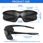 OXG 12 Pack Safety Glasses, ANSI Z87.1 Impact Resistant Anti-Scratch Safety Goggles for Men Women Youth (Grey)