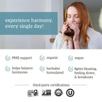 Organifi Harmony - Hormone Balance for Women with Cacao Superfood Powder, 30 Servings