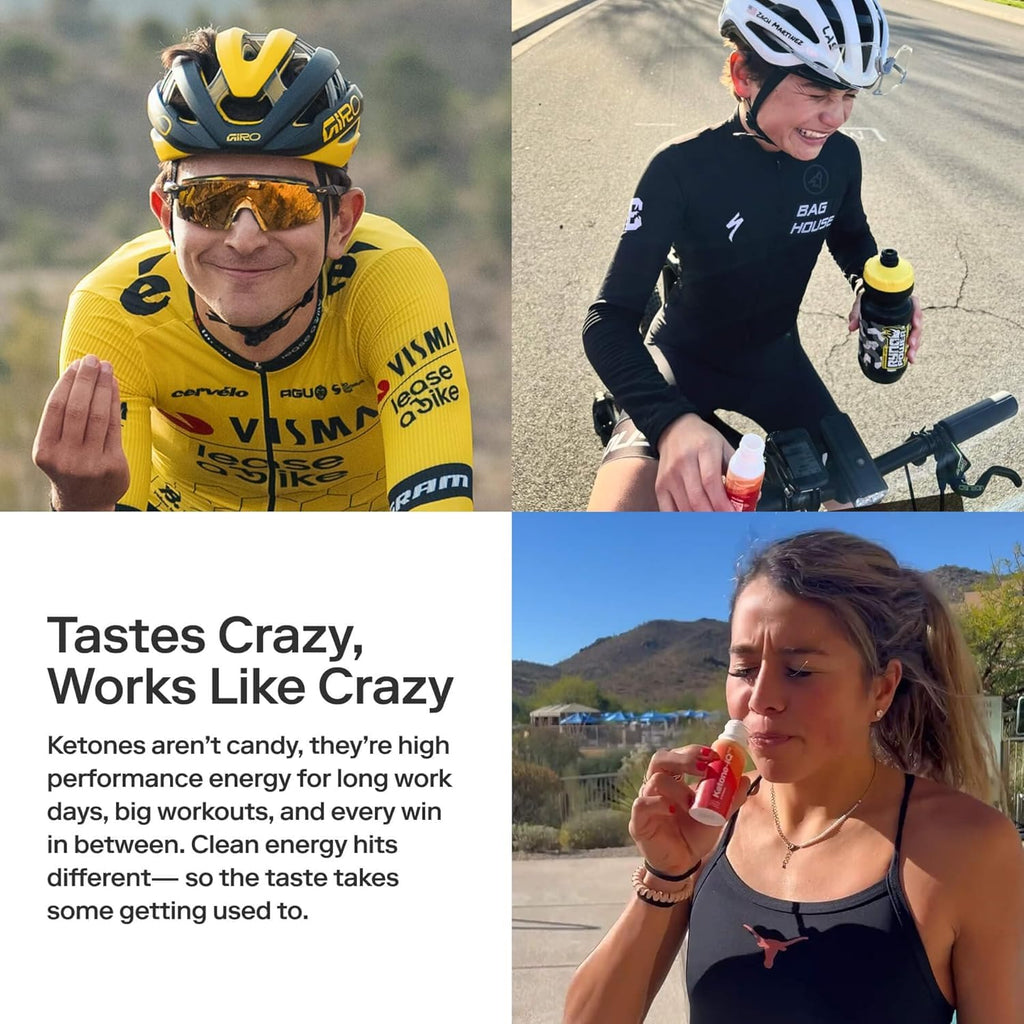 Ketone-IQ No Caffeine Performance Energy Shots – Ketone Fuel for Focus & Endurance, Metabolism Support, 10g Ketones, 12 Pack (Raspberry Lemonade)