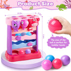 V-Opitos Musical Toys for Toddler 1, 2, 3 Years Old, Feeding Interactive Toys for Baby 9-12 Months, 6 7 8 9 10 12+ Months, Montessori Education Toy, Perfect Christmas Birthday Gifts Boy & Girl (Pink)