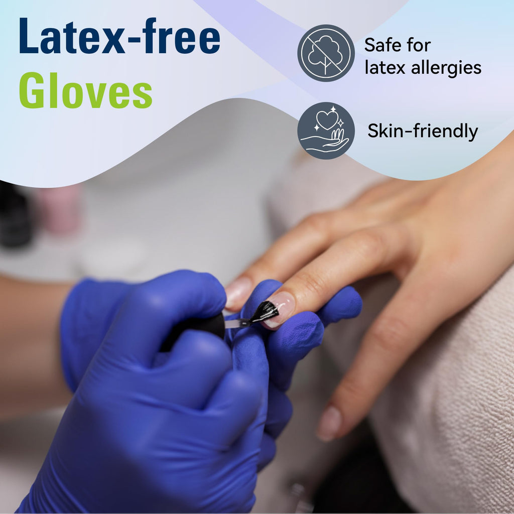 SWIFTLITE Disposable Nitrile Gloves, Food Safe, Latex-Free Powder-Free, Kitchen Rubber Gloves for Cooking, Cleaning and Food Prep (Medium, 300)