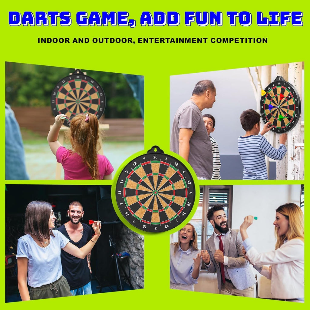 Magnetic Dart Board for Kids - 12pcs Magnetic Darts, Outdoor Kids Games