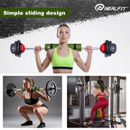 NEALFIT Barbell Pad Squat Pad for Squats���Squat Bar Pad���Great for Weightlifting,Lunges and Hip Thrusts���Foam Sponge Pad���Fit Standard and Olympic Bars Perfectly (Army Green)