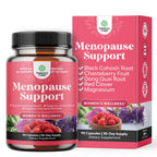 Complete Herbal Menopause Supplement for Women - Multibenefit Menopause Ease Hormone Balance for Women for Night Sweats Mood and More with Dong Quai Vitex Chaste Berry and Black Cohosh - 90 Count