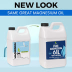 Pure Magnesium Oil Spray 64oz - Topical Magnesium Spray for Sleep & Feet - Extra Strength - USP Grade - 100% Natural and Organic Oil for Muscle Pain & Cramps - No Sprayer Included - Made in USA