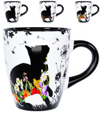 Color Changing Cat Coffee Mug 12oz – Unique Gift for Cat Lovers