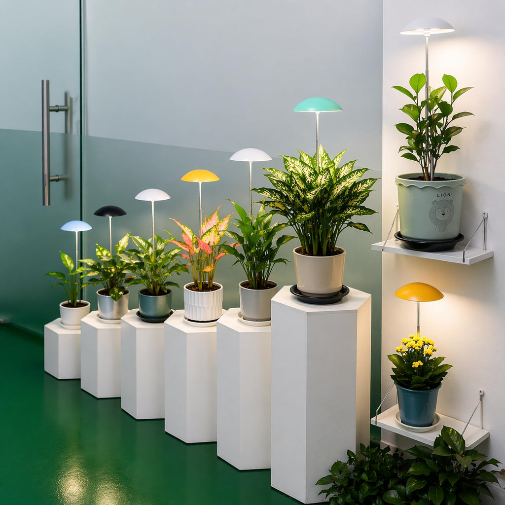Smart LED Grow Light for Indoor Plants, Programmable Timer and Dim