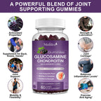 Mulittea 3 Pack Glucosamine Chondroitin Gummies MSM Elderberry Calcium- Extra Strength Joint Support Supplement for Relief. Antioxidant Immune Support for Adults Men Women