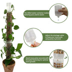 Jegu Self-Watering Moss Pole Plastic, 18.8 Inch Monstera Plant Support