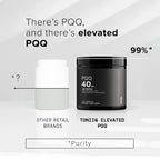 Toniiq 99%+ 40mg Supplement - Ultra High Purity PQQ 40mg Concentrated Formula - PQQ 40 mg 120 Capsules - Pyrroloquinoline Quinone Supplement - 1 Capsule Serving - Vegetarian Capsules