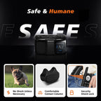Tiniest Dog Shock Collar, Lightest Dog Training Collar with Remote for Small Dogs 5-15lbs & Medium Large Dogs/Puppies, Waterproof, Rechargeable, 1300ft Range (Black&Ultra Tiny)