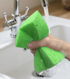 Cleaning and Washing Sponges,7 Pack Extra Thick Heavy Duty Sponge Multi-Purpose for Kitchen Bathroom Bike Boat Car, Large Size Sponges 4" X 6" X 2" (Mixed Color)