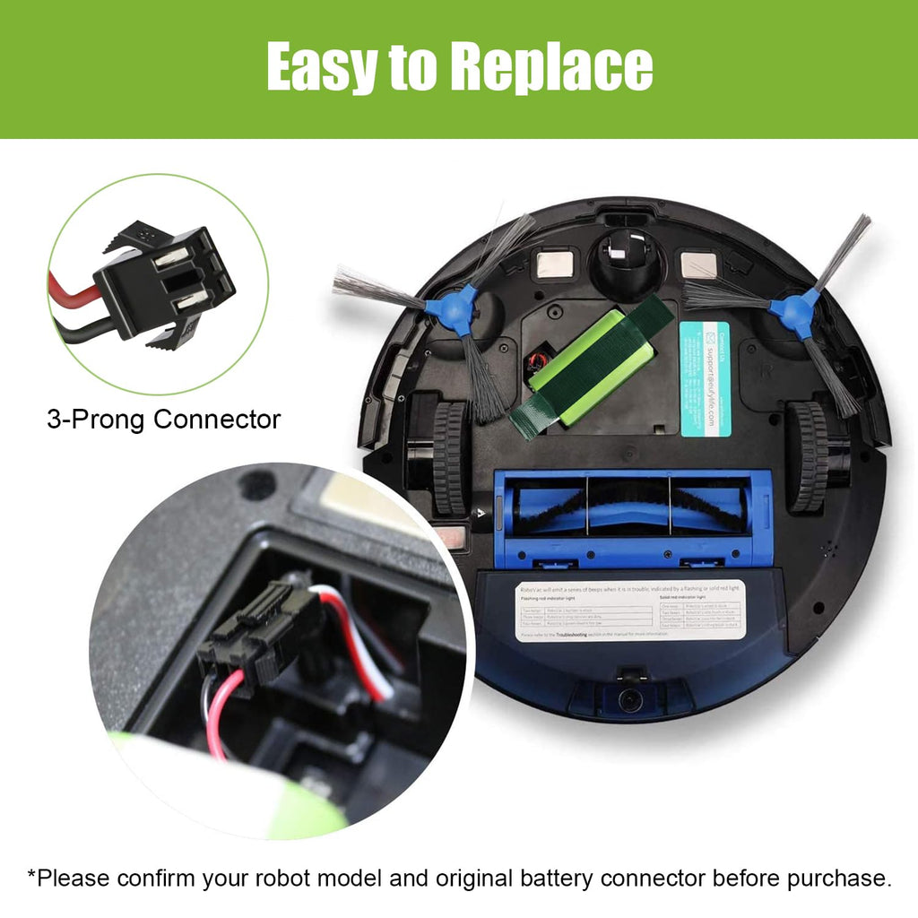 4000mAh 14.4V Replacement Battery for Eufy, Ecovacs Deebot Robot Vacuum