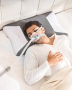 Joynox CPAP Pillow for Side Sleeping, HSA/FSA Sleep Apnea Pillow for All CPAP Masks Users to Reduce Air Leaks, Masks Pressure, Memory Foam with Cooling & Breathable Pillowcase for Side Back Sleeper