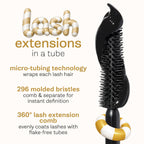 tarte tartelette XL tubing mascara – Lash Extensions in a Tube with Peptide, Extra-Bold Buildable Length & Volume, Smudge-Proof Longwear, Easy-to-Remove, Vegan & Cruelty-Free, full size, black