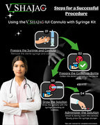 V SHAJAG Complete IUI Cannula Kit (17cm)(IUI Cannula Kit, Collection Container, and 2 Bonus Droppers)-Fertility with Precision (Pack of 2)
