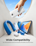 VEGER Portable Charger for iPhone, Power Bank Built in Cables and Wall Plug