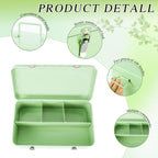 Seed Storage Box , Metal Seed Organizer Saving Box, Seeds Packet Container
