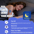 Adelbras Sleep Patches for Adults, Upgraded All-Natural Ingredients, Fast-Acting Melatonin & Valerian, Long-Lasting Night Comfort Sleep Aids for Men & Women (60 PCS)